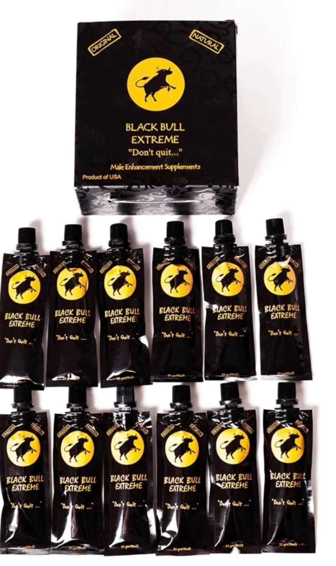 Black bull 12 sobres de 22g